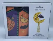 Hallmark Keepsake Mini Halloween Tree Topper and Tree Skirt Set