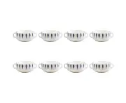 8x LVD Ceramic Dash Soup/Cereal Mug Double Handle Dinnerware 16.5x12cm WHT/BLU