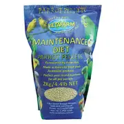 Vetafarm 2kg Maintenance Pellets Formulated Diet for Small & Large Parrots