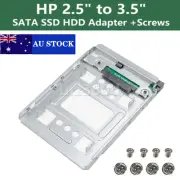 2.5'' SSD to 3.5'' SATA SAS HDD Caddy Adapter Hard Disk Drive Tray Converter Set