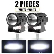 2X Mini LED Work Light Bar Fog Driving Spot Pods OffRoad SUV Truck White+White