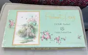 22 Vtg Luxury Parchment Print Glitter Greeting Cards Get Well Soon Assortment