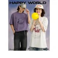 在飛比找蝦皮購物優惠-WV PROJECT 短袖 上衣 Happy  World 