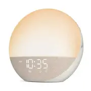 Sunrise Alarm Clock White Noise Machine: Natural Wake Up Light - Dimmable