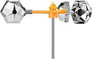LYIYEYAN Bird Repeller, 360° Reflective Bird Deterrent, Wind Powered Bird Reflector, Reflective Spinning Deterrent, Bird Deterrent Device for Gardens Railings Roofs Repels Birds (Style 1)