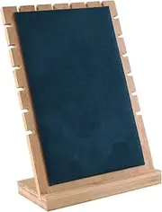 Ysyaxsyt 1 Piece Bamboo Necklace Holder Pendant Organizer Jewelry Display for Countertop with Detachable Base