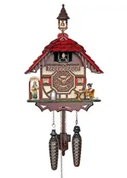 HerrZeit Adolf Herr Quartz Cuckoo Clock - In The Beer Garden AH 31 QM NEW