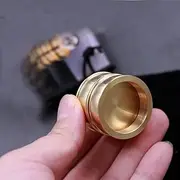 ZQION Enjoyer Coin Squeeze by Oliver Magic Props Close up Magic Tricks A Solid Thru Solid Penetration Illusions Magic Coin Gimmicks