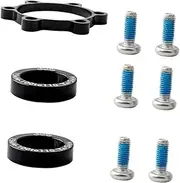 JOINPAYA 9pcs Conversion Washers Durable Spacer Gaskets for Safe Travel Practical Flat Washers for Mountain Bike Conversion Easy to Use Accessories