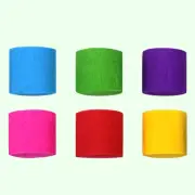 12 Rolls/Pack Happy Birthday Swirl Halloween Crepe Paper Streamers