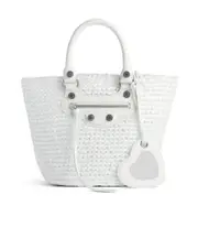 Balenciaga Le Cagole Small Panier Tote Bag One size white