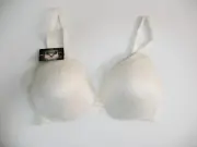Maidenform Comfort Devotion Full Coverage Lace Bra Ivory 9437 Sz 38DD - NWT