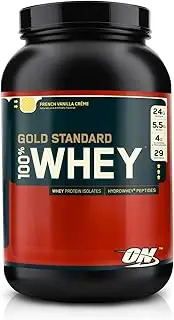 Optimum Nutrition Gold Standard 100% Whey Protein Powder - 907g - French Vanilla Creme