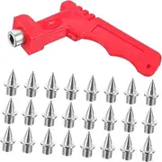 Yardwe Running Spikes Set Track Spikes Replacement for Shoes with Easy Install Wrench