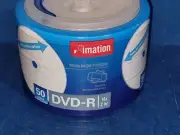 Imation DVD-R 16x 4.7gb 50 Spindle Pack Blank Media Discs New Sealed
