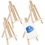 12Inch Wood Easel Stand, Tabletop Display Stand A-Frame Artist Easel for Pain...