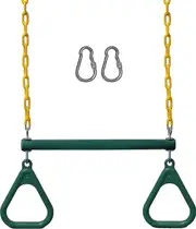 Lertenys 48" Heavy Duty Chain Swing Set with Accessories and Locking Carabiner (Green)