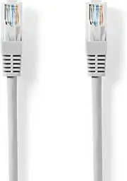 NEDIS Cat 5e Cable | U/UTP | RJ45 Male | RJ45 Male | 15.0 m | Round | PVC | Grey | Label