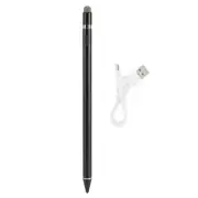 Stylus Pen Black For IOS/ Universal 2-In-1 Active Capacitive Touch Pe WPD