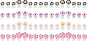DOITOOL Silicone Toe Separators for Pedicure: 64PCS Flower Toe Separators Toe Nail Separators Toes Dividers Pedicures Nail Art Tools Toe Stretcher Pedicure Spacers for Nail Salon