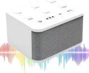 Rain Sound White Noise Machine - Portable Sleep Soother & Office Privacy Tool