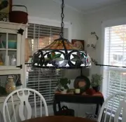 PRESTON 2 LIGHT BRONZE TIFFANY SINGLE PENDANT BY ASTORIA GRAND