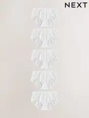 White Midi No VPL Lace Back Briefs 3 Pack (E06561) | $36