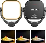 ULANZI VL66 Bi-Color Adjustable Rechargeable 2500-6500K - Mini Video Portable Light on Cam, 2000mAh CRI95+ Dimmable, Ultra Bright Photo & Video Lighting, LED Fill Lamp for DSLR Camcorder Action Camera
