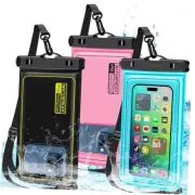 Floatable 3 Pack Multicolor Universal IP68 Floating Waterproof Phone