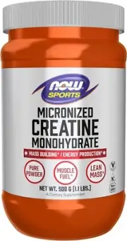 NOW Sports Micronized Creatine, 500G, 1.1-Pound