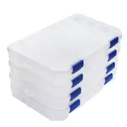 TACKLE BOX Fishing Lure Tray with Adjustable Dividers 4 Pack 3700 ZXDIN3