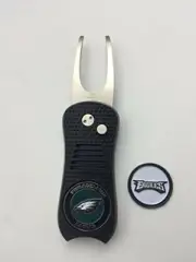Philadelphia Eagles Switchblade Divot Tool, BONUS Marker, NEW