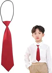 [Tofwaol] Boys Kids Tie Adjustable Pre Tied Neck Tie Necktie Kids Toddler Ties with Elastic Strap Boys Graduation Christmas Ties