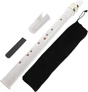 Totority Mini Saxophone for Boys and Girls Portable Pocket Sax Instrument Music Learning Toy White Educational
