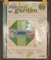 Joann Fabrics Nature's Garden Quilt Block 3 Calico Puzzle Variation Sealed 2011