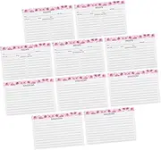 Alipis Convenient Recipe Cards 50pcs Cardstock Paper Sheets Lightweight Decorative for Cooking Notes Daily Use