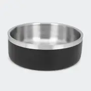 Pet Bowl Metal Double Wall - Black