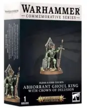 AOS Sigmar Warhammer Flesh Eaters Abhorrant Ghoul King with Crown of Delusion