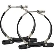 Aeroflow Mounting Bracket Dry Sump Tank6" Diameter 77-1050 Pair Black - AF77-1060