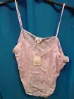 ANA Womens Tank Top Shirt Size XL Spaghetti Strap Gigi Plaid Pink Gingham-NWT
