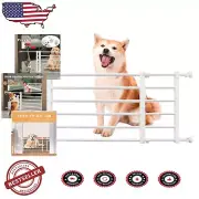 Retractable Low Pet Gate with Adjustable Heights for Small & Medium Dogs