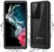 Samsung Galaxy S22 Ultra Case,Waterproof,Built in Screen Protector 360°Full Body