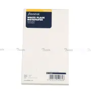 Filofax Book Personal Size White Plain Notepaper Value Pack Refill Insert 132451