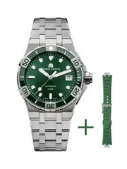 Maurice Lacroix Swiss-Made Aikon Venturer 38mm Green/Steel Watch