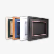 Square, 3-D, Deep shadow box frame, 8x8", 10x10" size, Oak, White, Black, Teak,w