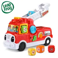 在飛比找博客來優惠-美國[跳跳蛙LeapFrog]-翻滾積木消防車★原廠優質玩具