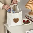 Picnic Mini Tote Bag Cloth Canvas Lunch Box New Handbags
