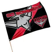 Essendon Bombers AFL GAME DAY Pole Flag Banner