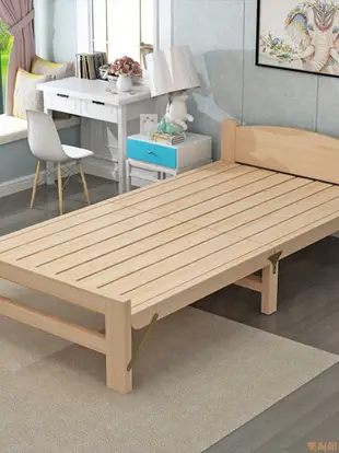 【樂淘館】折疊床單人床實木床成人床簡易兒童床一米二單人床午睡床1米小床