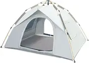 Outdoor Camping Tent Portable Tent Double Door Double Window Tent Easy to Install Tent Multi-Purpose Outdoor Tent